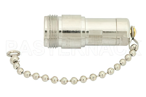 0.5 W RF ロード鎖付最大 1,000 MHz、N メス、ニッケルメッキ真鍮