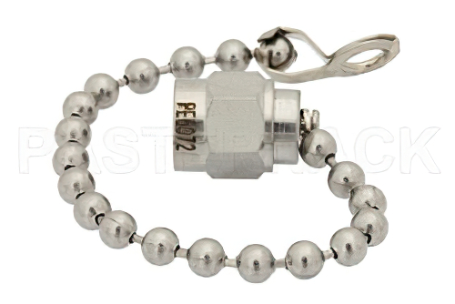 1 W RF ロード鎖付最大 18 GHz、SMA オス、防錆処理ステンレス鋼