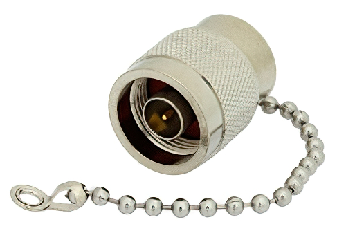 2 W RF ロード鎖付最大 18 GHz、N オス、ニッケルメッキ真鍮