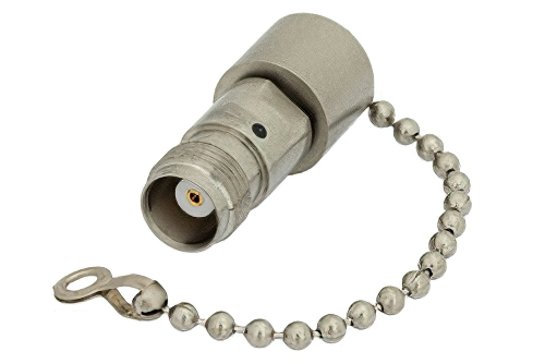 2 W RF ロード鎖付最大 18 GHz、TNC メス、防錆処理ステンレス鋼