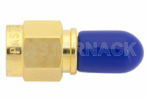 1 W RF ロード最大 2.5 GHz、SMA オス、金メッキ真鍮
