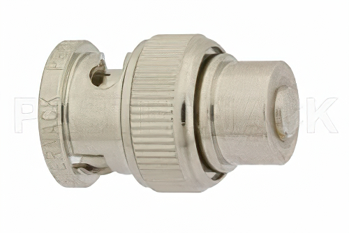 2 W RF ロード最大 4 GHz、BNC オス、ニッケルメッキ真鍮