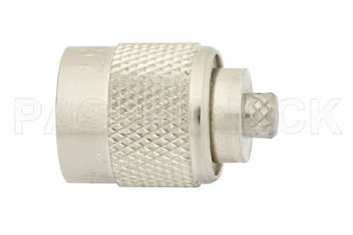 2 W RF ロード最大 2 GHz、TNC オス、ニッケルメッキ真鍮