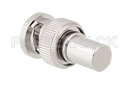 1 W RF ロード最大 1,000 MHz、75 Ω、BNC オス、ニッケルメッキ真鍮