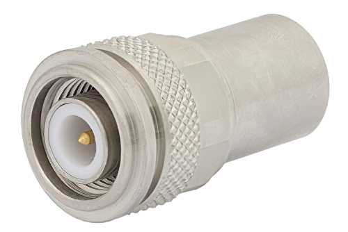 2 W RF ロード最大 6 GHz、TNC オス、トリメタルメッキ真鍮