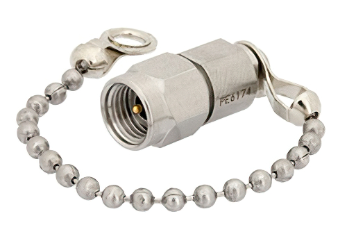 1 W RF ロード鎖付最大 40 GHz、2.92mm オス、防錆処理ステンレス鋼