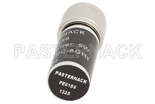 5 W RF ロード最大 6 GHz、N オス、アルミニウム