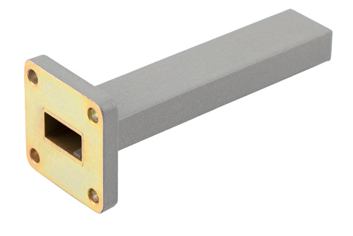 2 Watts Low Power Precision WR-62 Waveguide Load 11.9 GHz to 18 GHz, Aluminum