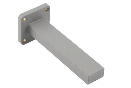 2 Watts Low Power Precision WR-62 Waveguide Load 11.9 GHz to 18 GHz, Aluminum