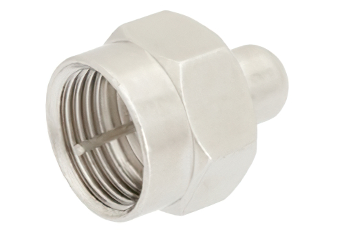 0.25 W RF ロード最大 3 GHz、75 Ω、F オス、ニッケルメッキ亜鉛