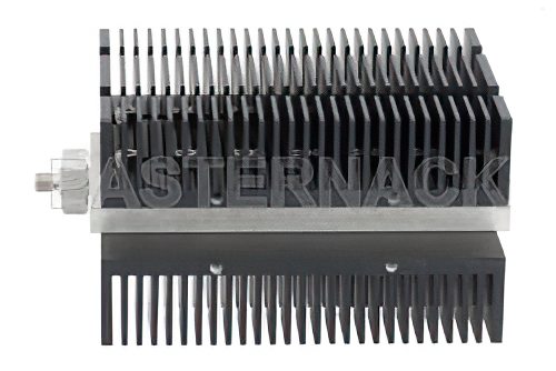 大電力 100 W RF ロード最大 8 GHz、SMA メス、放熱板タイプ黒色 陽極酸化アルミヒートシンク