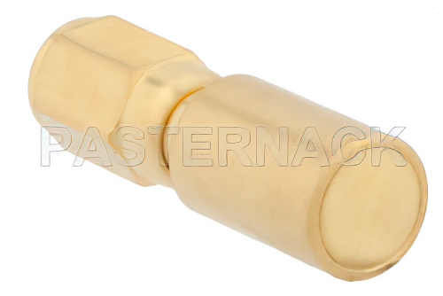 1 W RF ロード最大 10 GHz、SSMC プラグ、金メッキ真鍮