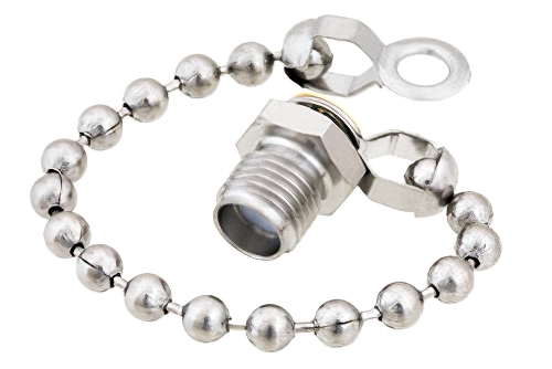 SMA メス ショート、3.5 インチ鎖付き