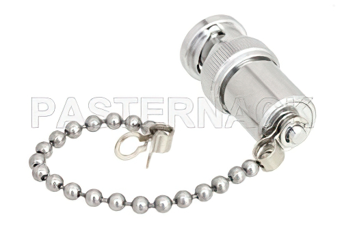 2 W RF ロード鎖付最大 4 GHz、BNC オス、トリメタルメッキ真鍮