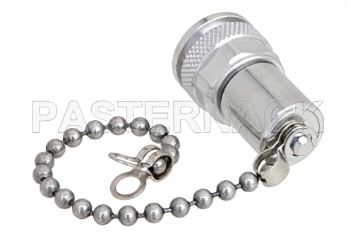 2 W RF ロード鎖付最大 6 GHz、TNC オス、トリメタルメッキ真鍮