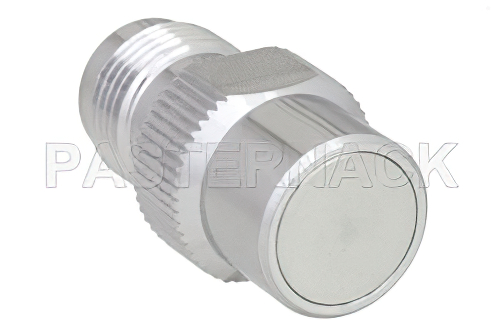 2 W RF ロード最大 6 GHz、TNC メス、トリメタルメッキ真鍮