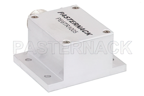 大電力 500 W RF ロード最大 1.2 GHz、N メス、化成フィルムメッキアルミニウム