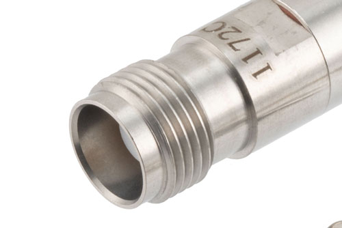 2 W RF ロード, 鎖付 最大 18 GHz, TNC メス 入力  ステンレス鋼本体,