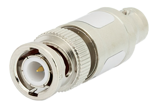 30 dB 固定減衰器、BNC オス 〜 BNC メス、真鍮ニッケルメッキ、1 W、最大 2 GHz