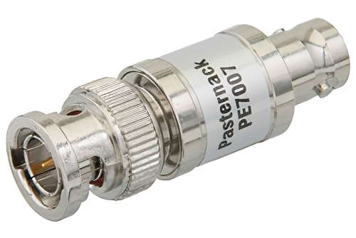 75 Ω BNC オス 〜 50 Ω BNC メス 整合パッド、DC 〜 2 GHz