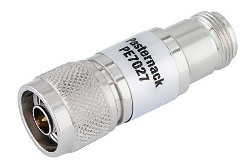 50 Ω N オス 〜 75 Ω N メス 整合パッド、DC 〜 2 GHz