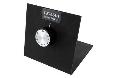 一段 0-1 dB ロータリ ベンチ 減衰器; 50 Ω BNCジャック; 1 W; DC-1 GHz