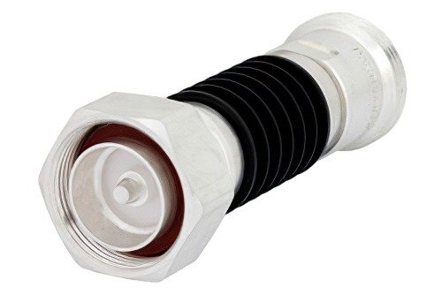 20 dB 固定減衰器、7/16 DIN オス 〜 7/16 DIN メス、黒色 陽極酸化アルミヒートシンク、10 W、最大 7.5 GHz