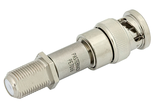 50 Ω BNC オス 〜 75 Ω F メス 整合パッド、DC 〜 3 GHz