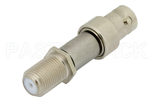 50 Ω BNC メス 〜 75 Ω F メス 整合パッド、DC 〜 3 GHz