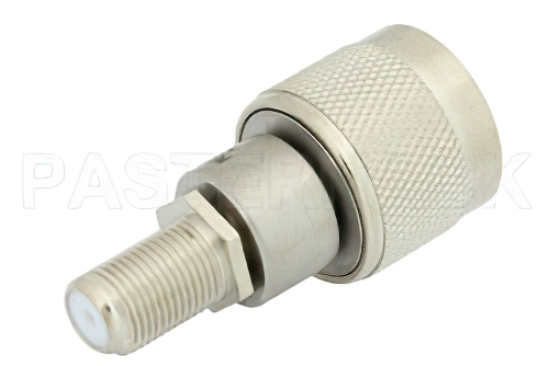 50 Ω N オス 〜 75 Ω F メス 整合パッド、DC 〜 3 GHz