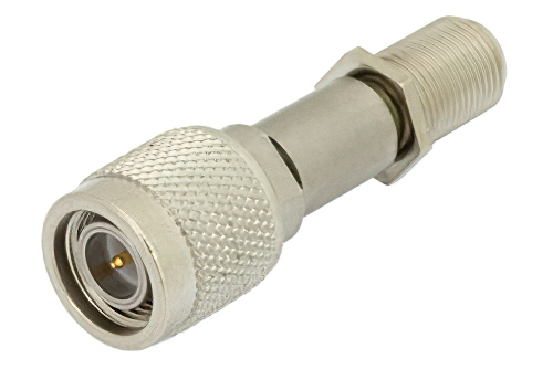 50 Ω TNC オス 〜 75 Ω F メス 整合パッド、DC 〜 3 GHz