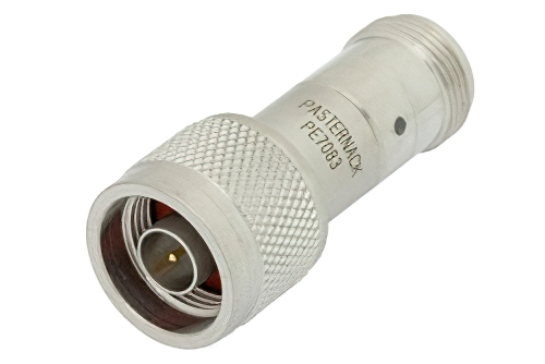 50 Ω N メス 〜 75 Ω N オス 整合パッド、DC 〜 3 GHz