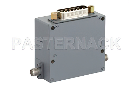 電圧可変 PIN ダイオード減衰器、0〜40 dB、400 MHz〜6 GHz、SMA、高信頼性、DB-15 制御