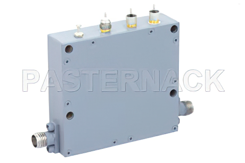 電圧可変 PIN ダイオード減衰器、0〜60 dB、500 MHz〜18 GHz、定格20 dBm、SMA、高信頼性、はんだピン 制御