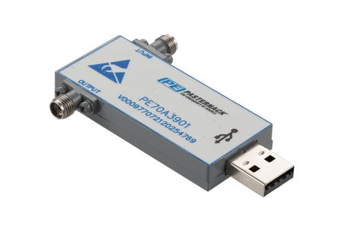 30 dB プログラマブル USB 制御減衰器、2.92mm メス 〜 2.92mm メス、1 dB ステップ、100 MHz 〜 40 GHz