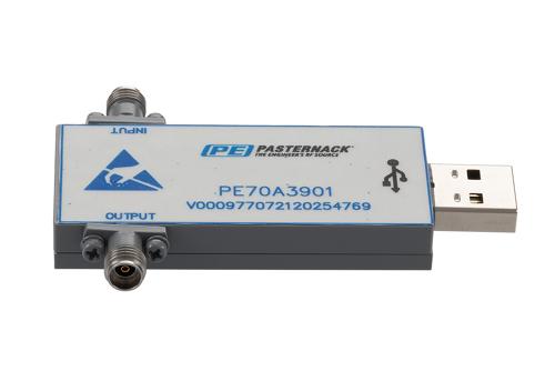 30 dB プログラマブル USB 制御減衰器、2.92mm メス 〜 2.92mm メス、1 dB ステップ、100 MHz 〜 40 GHz