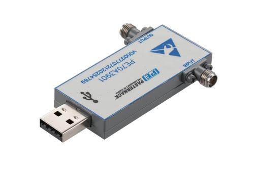 30 dB プログラマブル USB 制御減衰器、2.92mm メス 〜 2.92mm メス、1 dB ステップ、100 MHz 〜 40 GHz