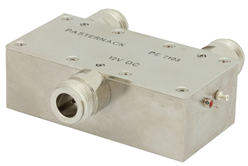 75 Ω A/B 同軸電気機械式リレースイッチ、DC 〜 1 GHz、5 W、12 V、N