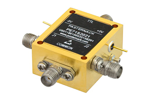 SPDT、PIN ダイオードスイッチ、動作周波数 2 GHz 〜 40 GHz、最大 0.5 W (+27 dBm)、2.92mm