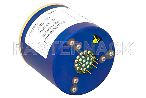 SP6T 電気機械式リレーラッチングスイッチ、DC 〜 40 GHz、最大 40 W、28 V、セルフカットオフ、リセット、ダイオード、2.92mm