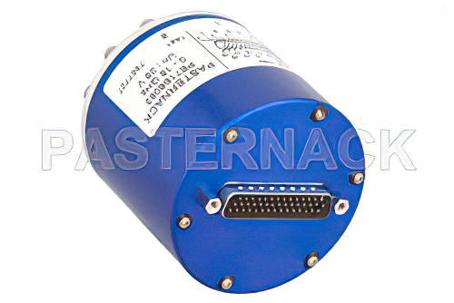 SP12T 電気機械式リレーラッチングスイッチ、終端、DC 〜 18 GHz、最大 240 W、28 V、インジケータ、リセット、SMA