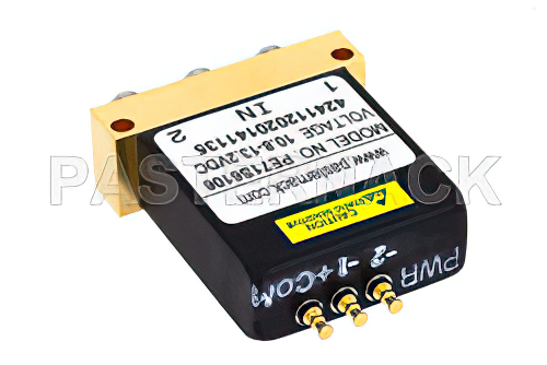 SPDT 電気機械式リレーラッチングスイッチ、DC 〜 40 GHz、5 W、12 V、セルフカットオフ、ダイオード、2.92mm