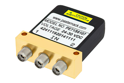 SPDT 電気機械式リレーラッチングスイッチ、DC 〜 40 GHz、5 W、28 V、セルフカットオフ、ダイオード、2.92mm