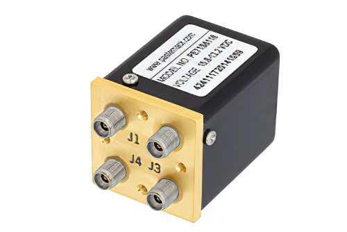 トランスファ電気機械式リレーフェールセーフスイッチ、DC 〜 40 GHz、5 W、12 V、2.92mm