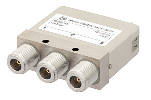 SPDT 電気機械式リレーラッチングスイッチ、DC 〜 12.4 GHz、50 W、12 V、セルフカットオフ、ダイオード、N