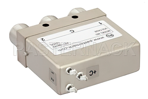 SPDT 電気機械式リレーラッチングスイッチ、DC 〜 12.4 GHz、160 W、12 V、セルフカットオフ、ダイオード、N