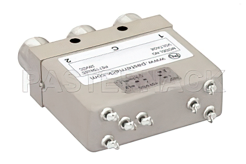 SPDT 電気機械式リレーラッチングスイッチ、DC 〜 12.4 GHz、160 W、28 V、インジケータ、TTL ロジック、ダイオード、セルフカットオフ、N