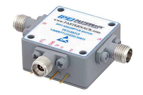 吸収型 SPDT、PIN ダイオードスイッチ、動作周波数 500 MHz 〜 40 GHz、最大 0.1 W (+20 dBm)、フィールド交換式、2.92mm