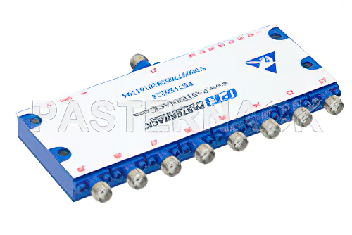 SP8T、PIN ダイオードスイッチ、動作周波数 500 MHz 〜 18 GHz、最大 0.1 W (+20 dBm)、フィールド交換式、SMA