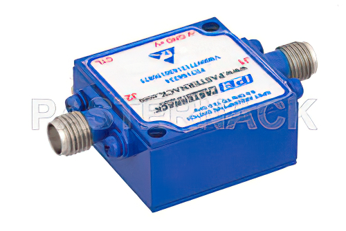 吸収型 SPST、PIN ダイオードスイッチ、動作周波数 8 GHz 〜 12 GHz、最大 0.1 W (+20 dBm)、フィールド交換式、SMA